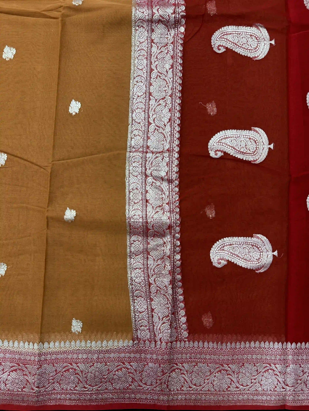 Banarasi Pure Khaddi Chiffon Saree