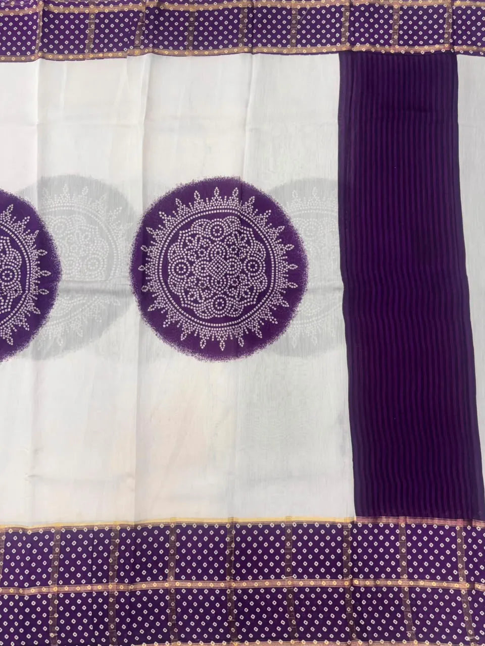 Festive Bandhej Silk Saree-JAGRUTI SP