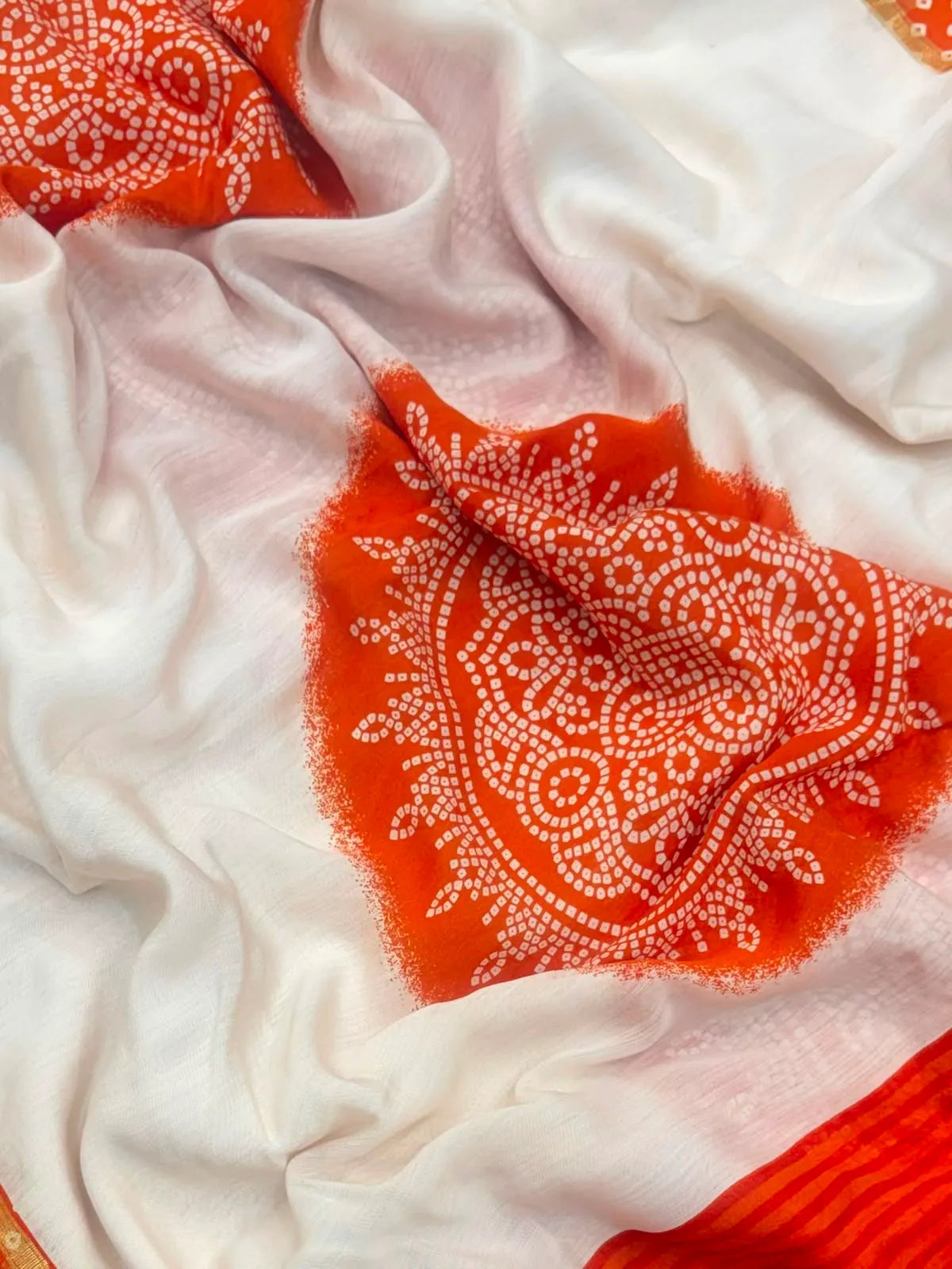Festive Bandhej Silk Saree-JAGRUTI SP
