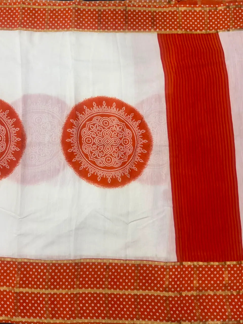 Festive Bandhej Silk Saree-JAGRUTI SP