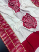 Festive Bandhej Silk Saree-JAGRUTI SP