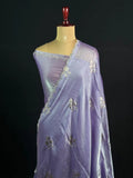 Shimmer Crush Silk Fabric Luxurious Textured Finish