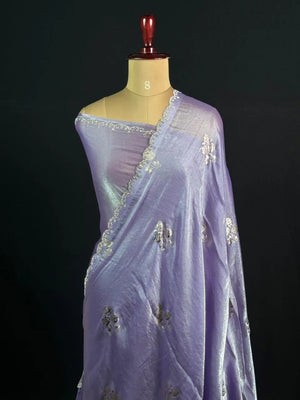 Shimmer Crush Silk Fabric Luxurious Textured Finish