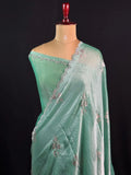 Shimmer Crush Silk Fabric Luxurious Textured Finish