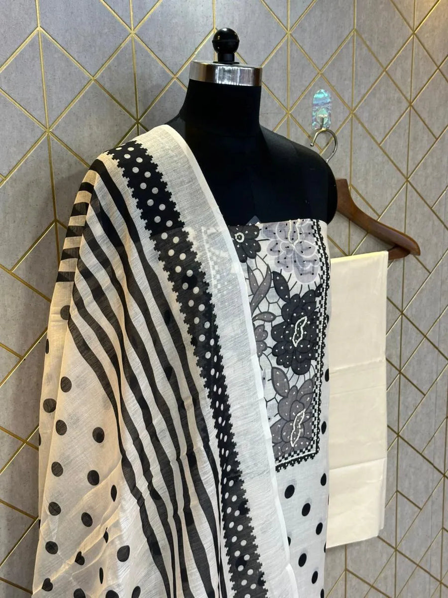 Summer Special Pure Cotton Dress Material (Unstitched)
