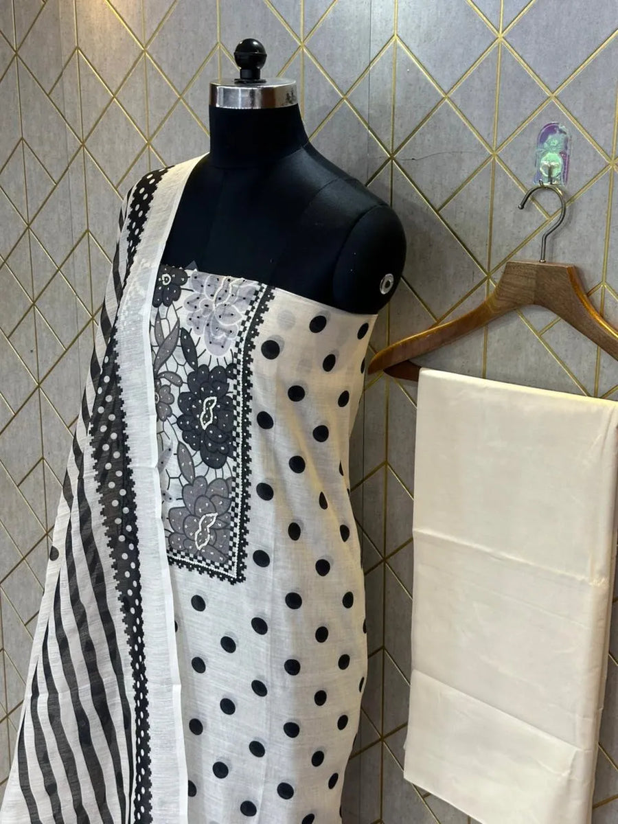 Summer Special Pure Cotton Dress Material (Unstitched)