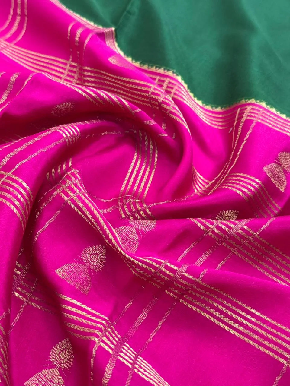 Pure Mysore Silk Jhumuki Saree