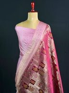 Semi Banarasi Kataan Silk Saree