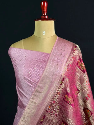 Semi Banarasi Kataan Silk Saree