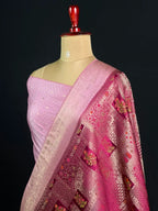 Semi Banarasi Kataan Silk Saree