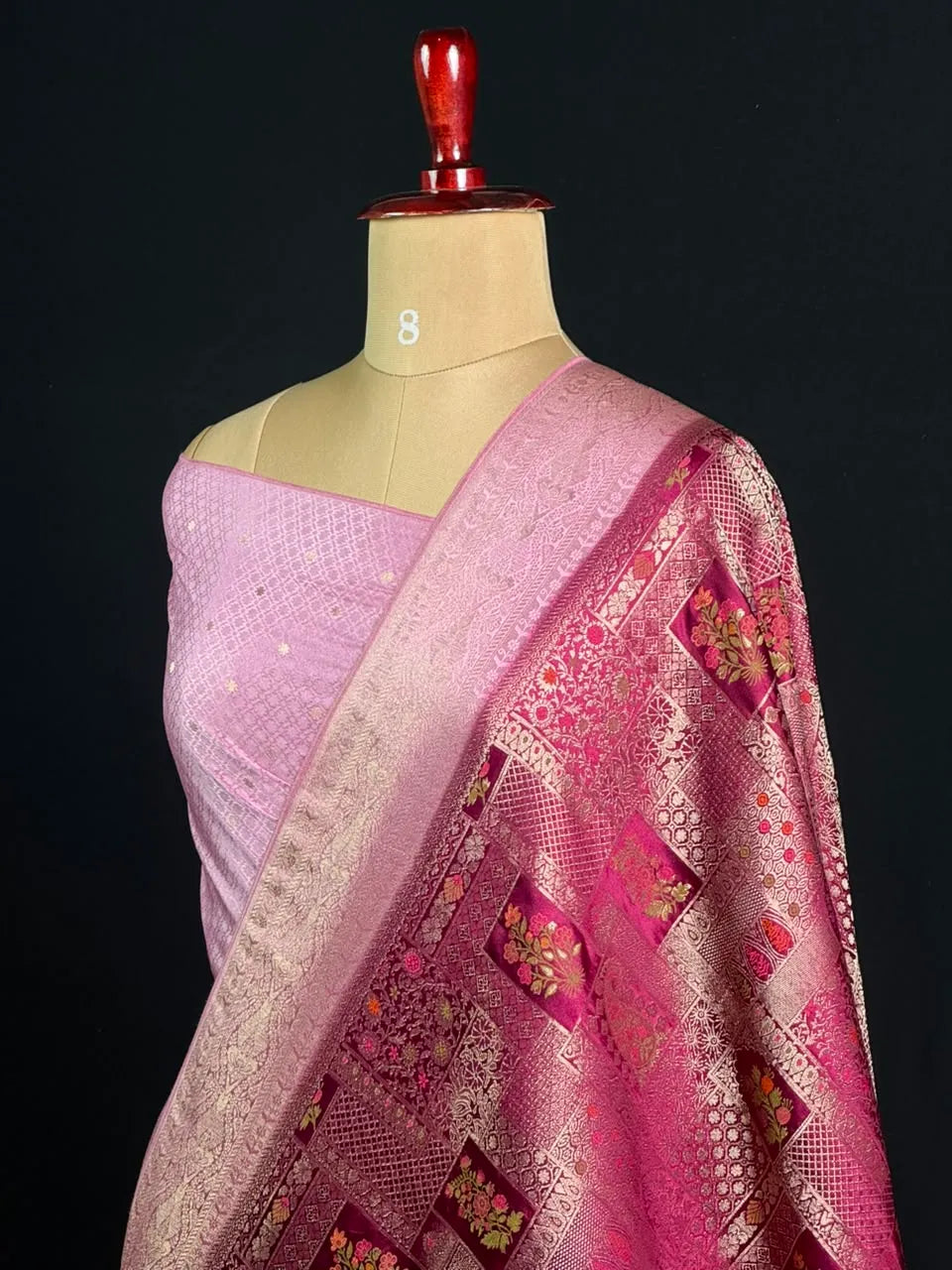 Semi Banarasi Kataan Silk Saree