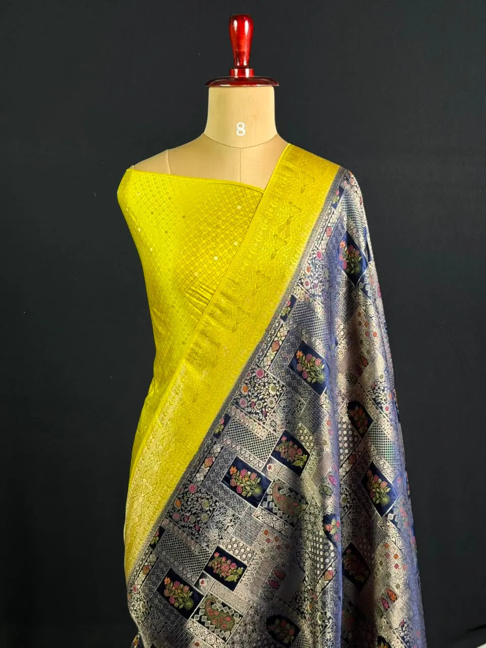 Semi Banarasi Kataan Silk Saree
