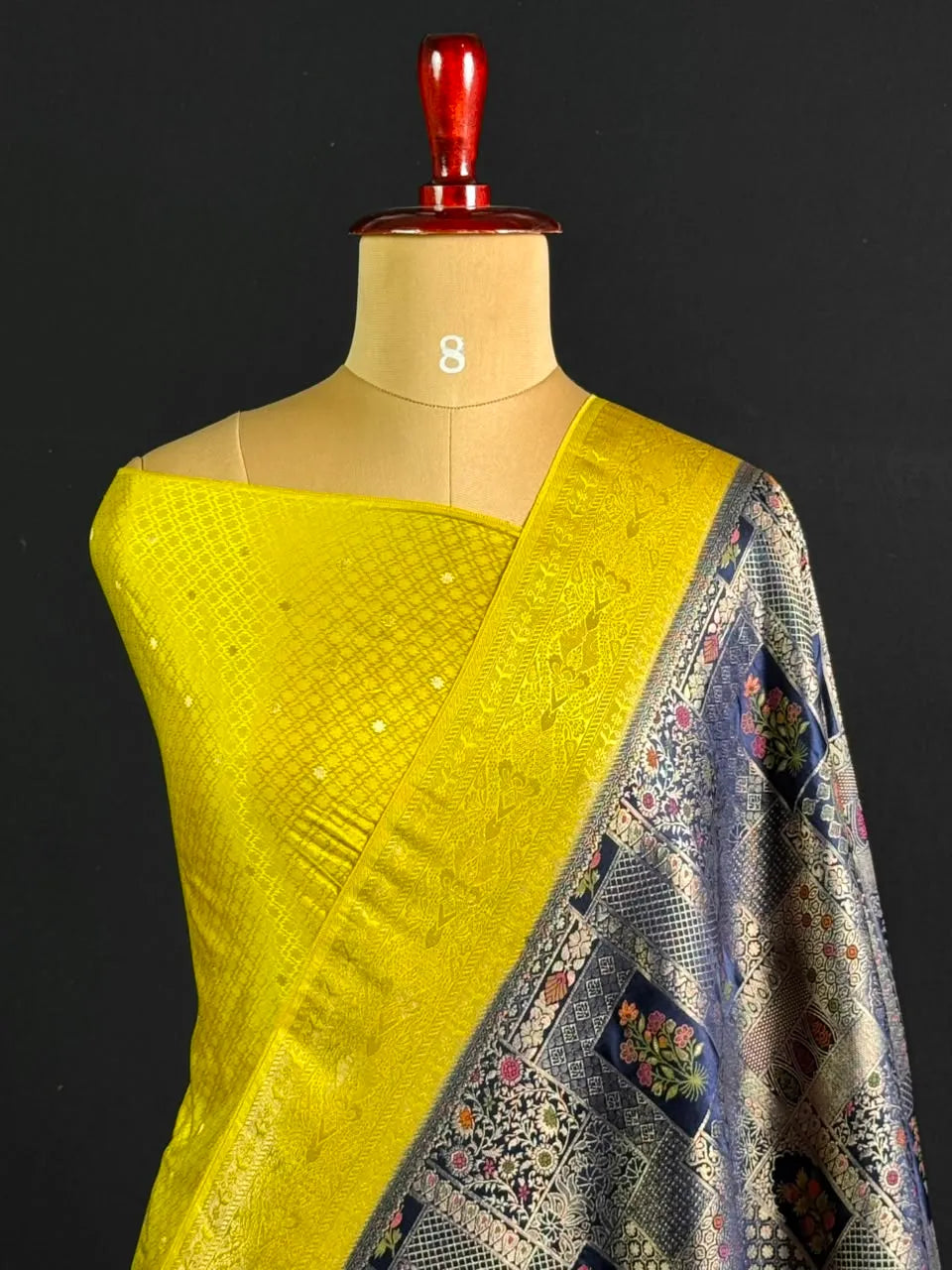 Semi Banarasi Kataan Silk Saree