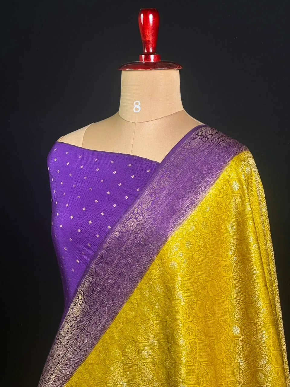 Semi Banarasi Kataan Silk Saree