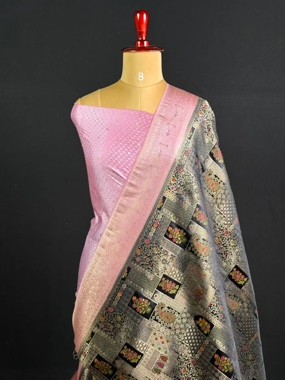 Semi Banarasi Kataan Silk Saree