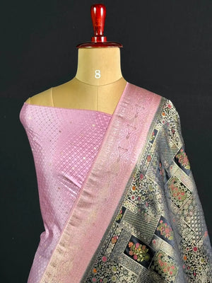 Semi Banarasi Kataan Silk Saree