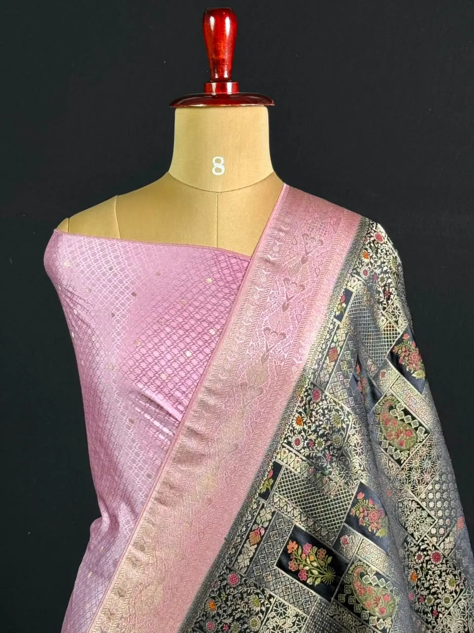 Semi Banarasi Kataan Silk Saree