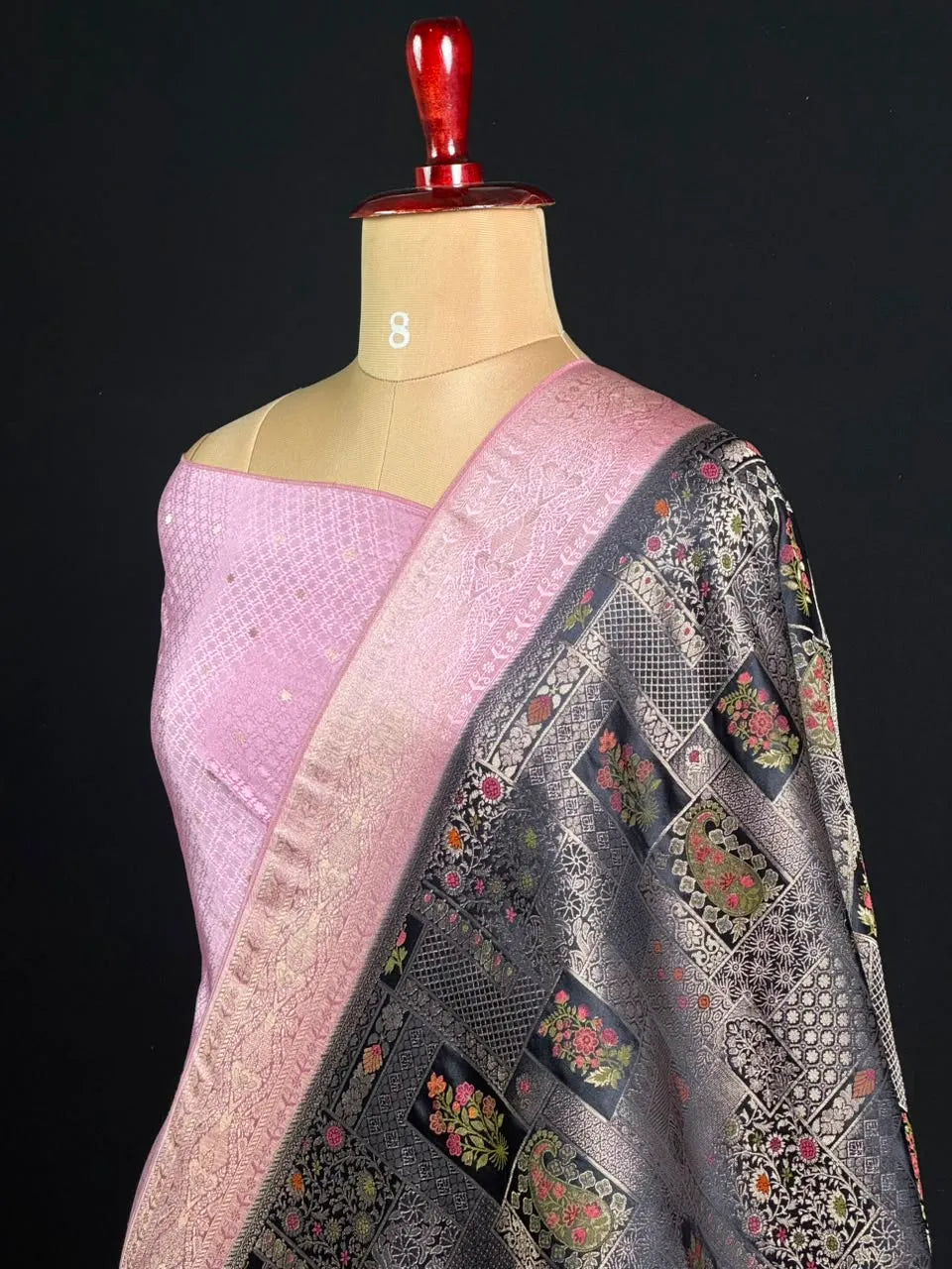 Semi Banarasi Kataan Silk Saree