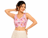 Trendy Tissue Emb Wedding Wear Blouse
