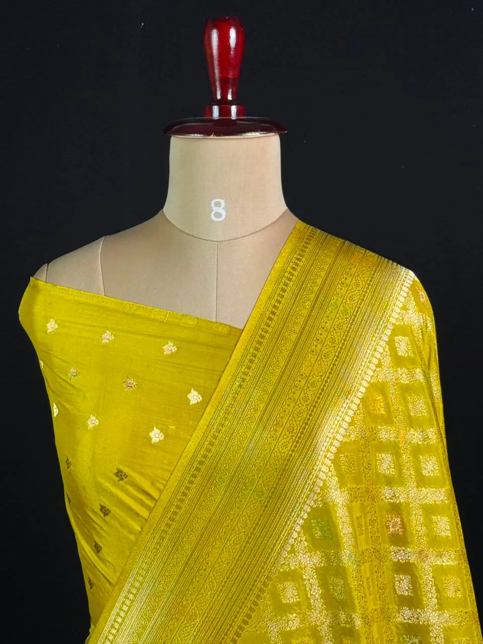 Latest Semi Georgette Silk Saree with Stunning Zari Pallu Design