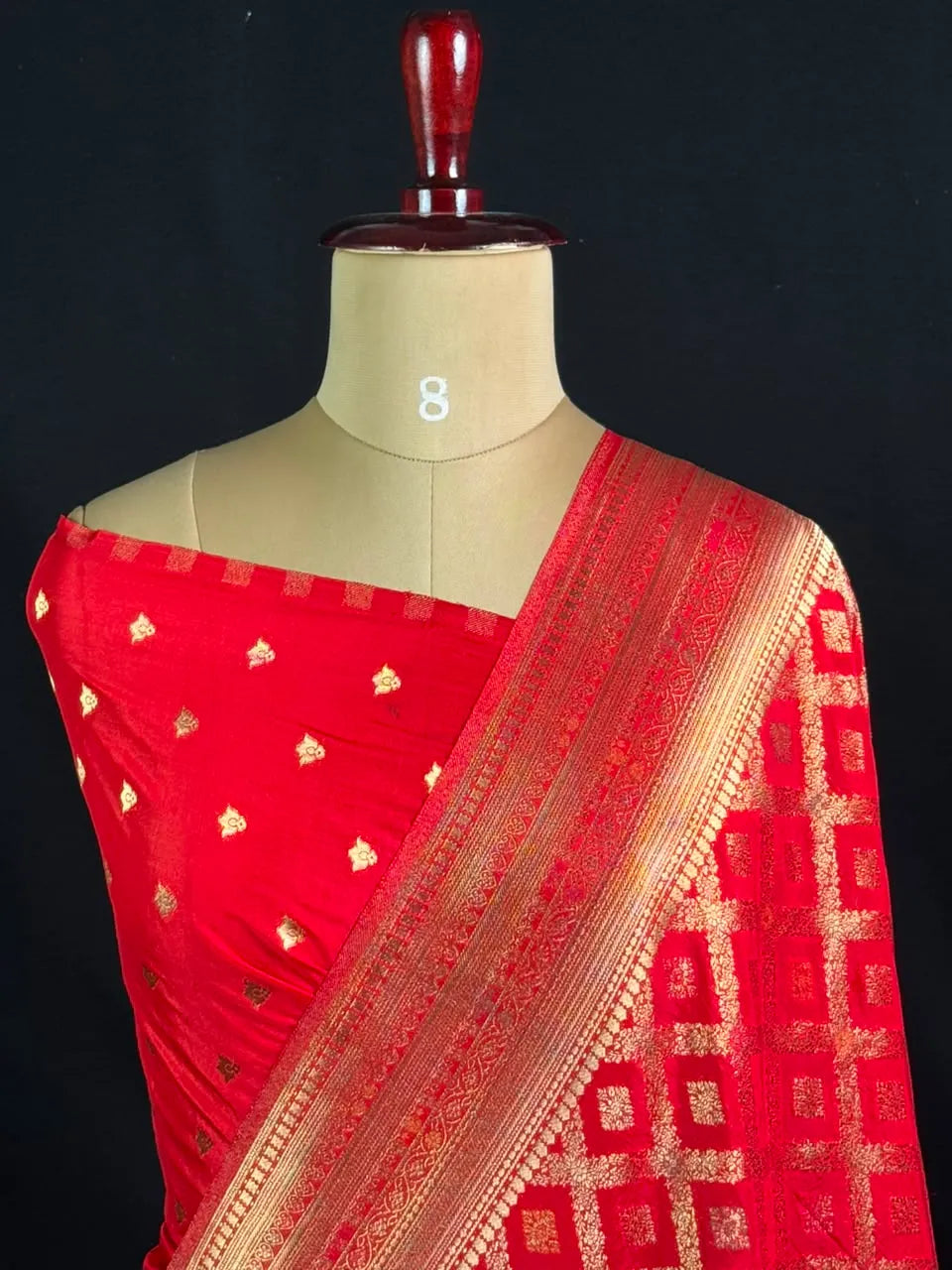 Latest Semi Georgette Silk Saree with Stunning Zari Pallu Design