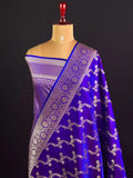 Elegant Semi Katan Silk Saree with Rich Woven Border