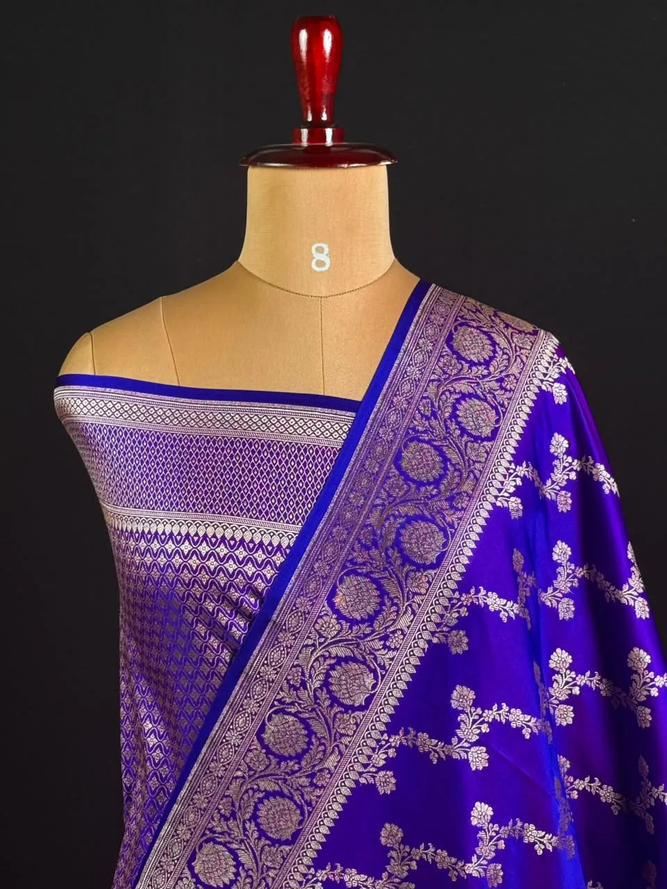 Elegant Semi Katan Silk Saree with Rich Woven Border