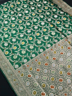 Pure Banarasi Katan Rangart Silk Saree 