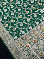Pure Banarasi Katan Rangart Silk Saree 