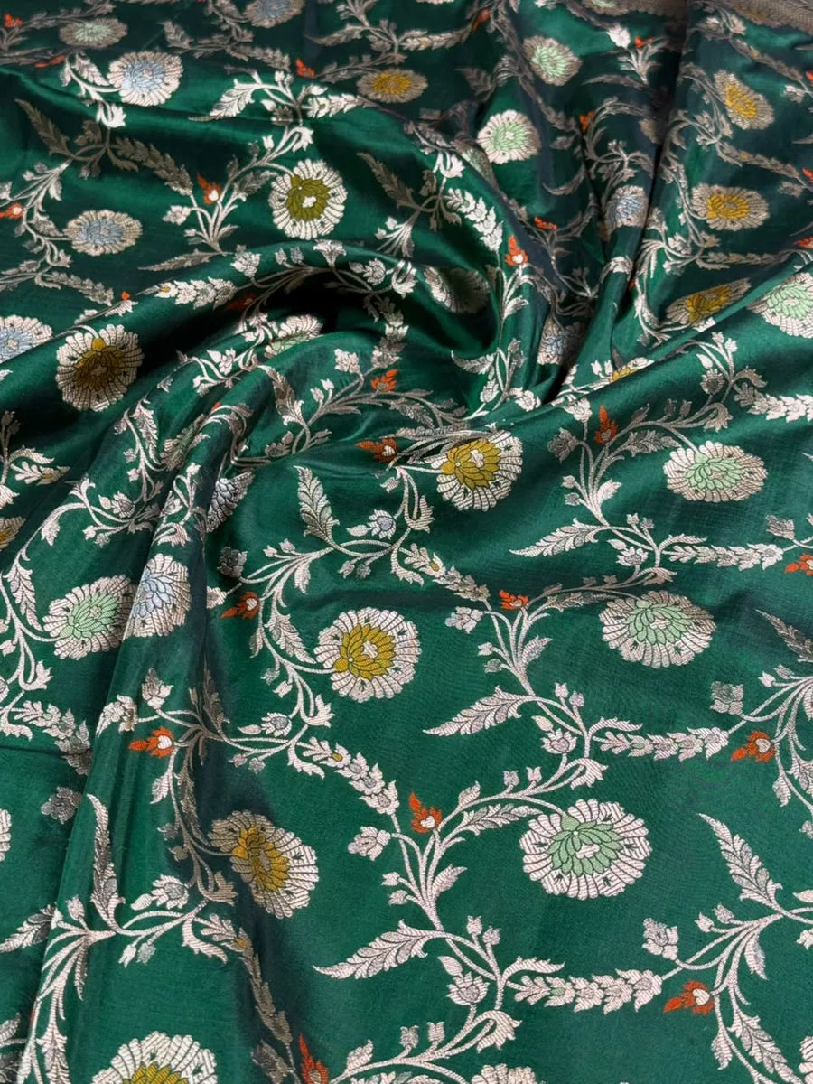 Pure Banarasi Katan Rangart Silk Saree 