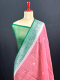 Banarasi Pure Khaddi Chiffon Saree