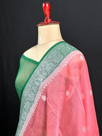 Banarasi Pure Khaddi Chiffon Saree