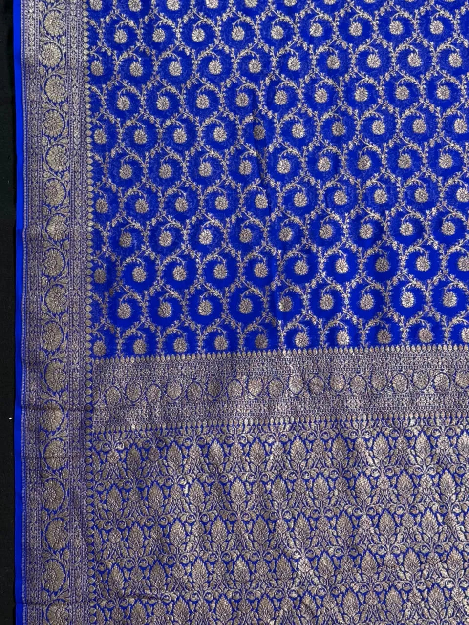 Pure Khaddi Georgette Handwoven Banarasi Saree