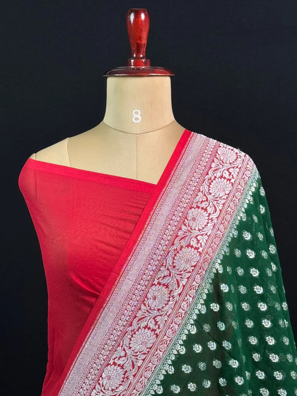 Chic Pure Georgette Silk Saree – Effortless Style