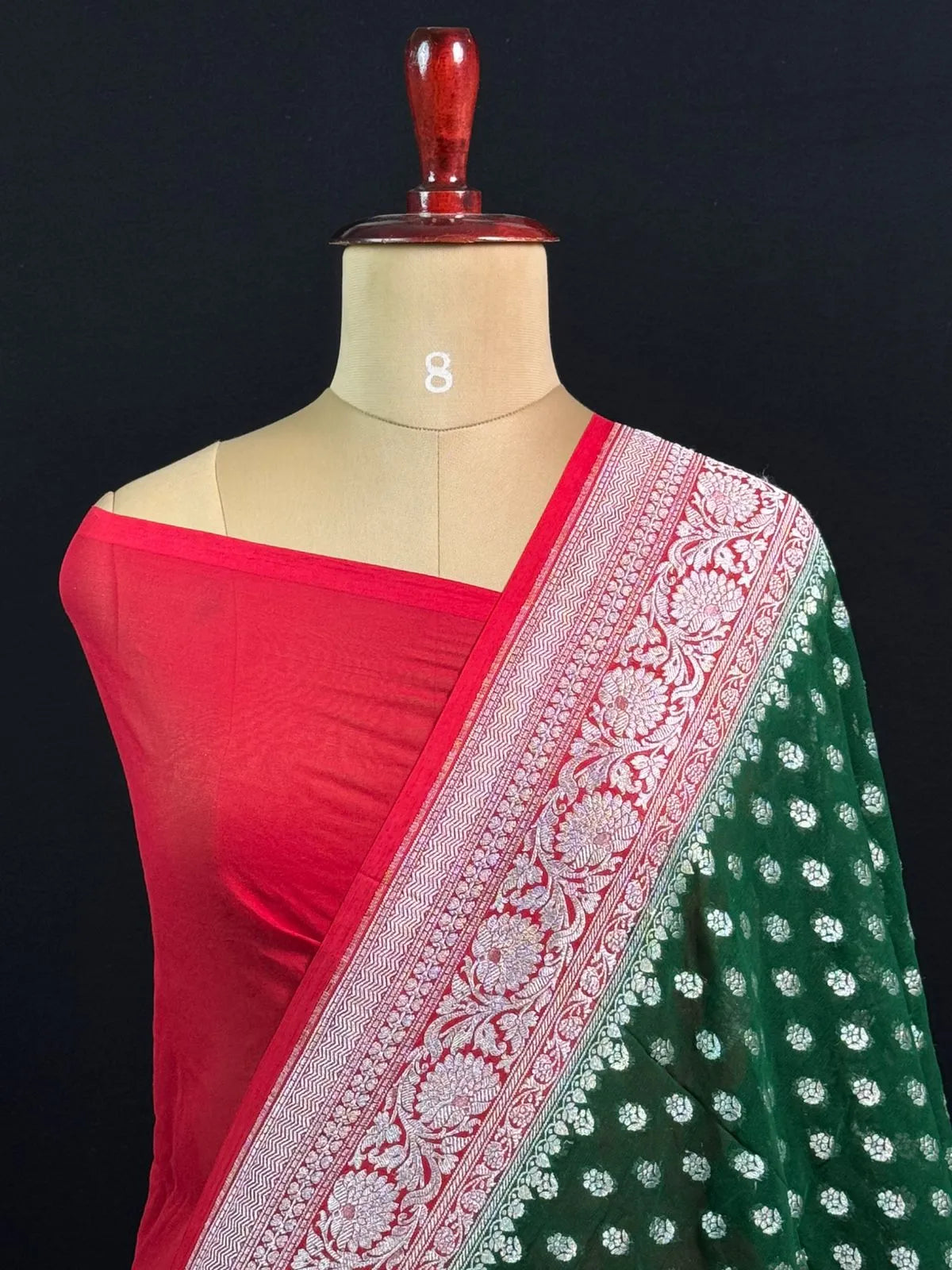 Chic Pure Georgette Silk Saree – Effortless Style