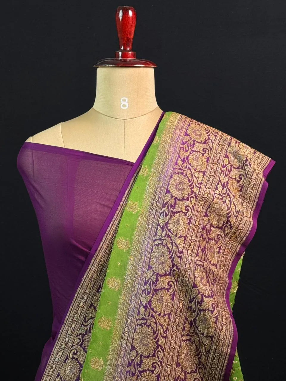 Pure Georgette Silk Saree – A Statement of Elegance