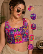 Graceful Crepe Silk Ready Blouse Collection
