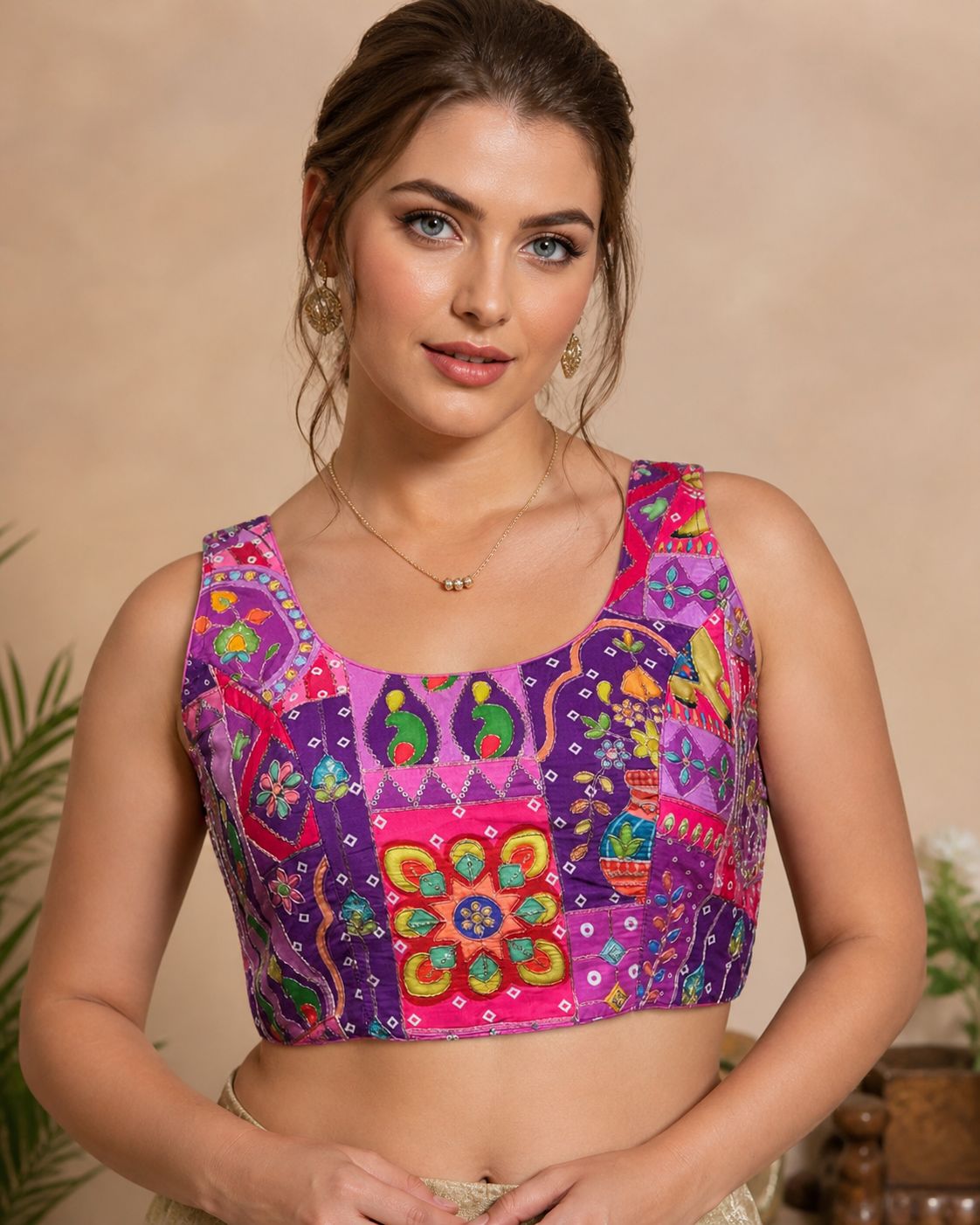 Graceful Crepe Silk Ready Blouse Collection