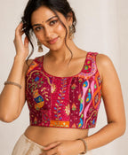 Graceful Crepe Silk Ready Blouse Collection
