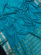 Luxe Drapes: Semi Mysore Crepe Silk Saree for Timeless Elegance-(KH Anusuya)