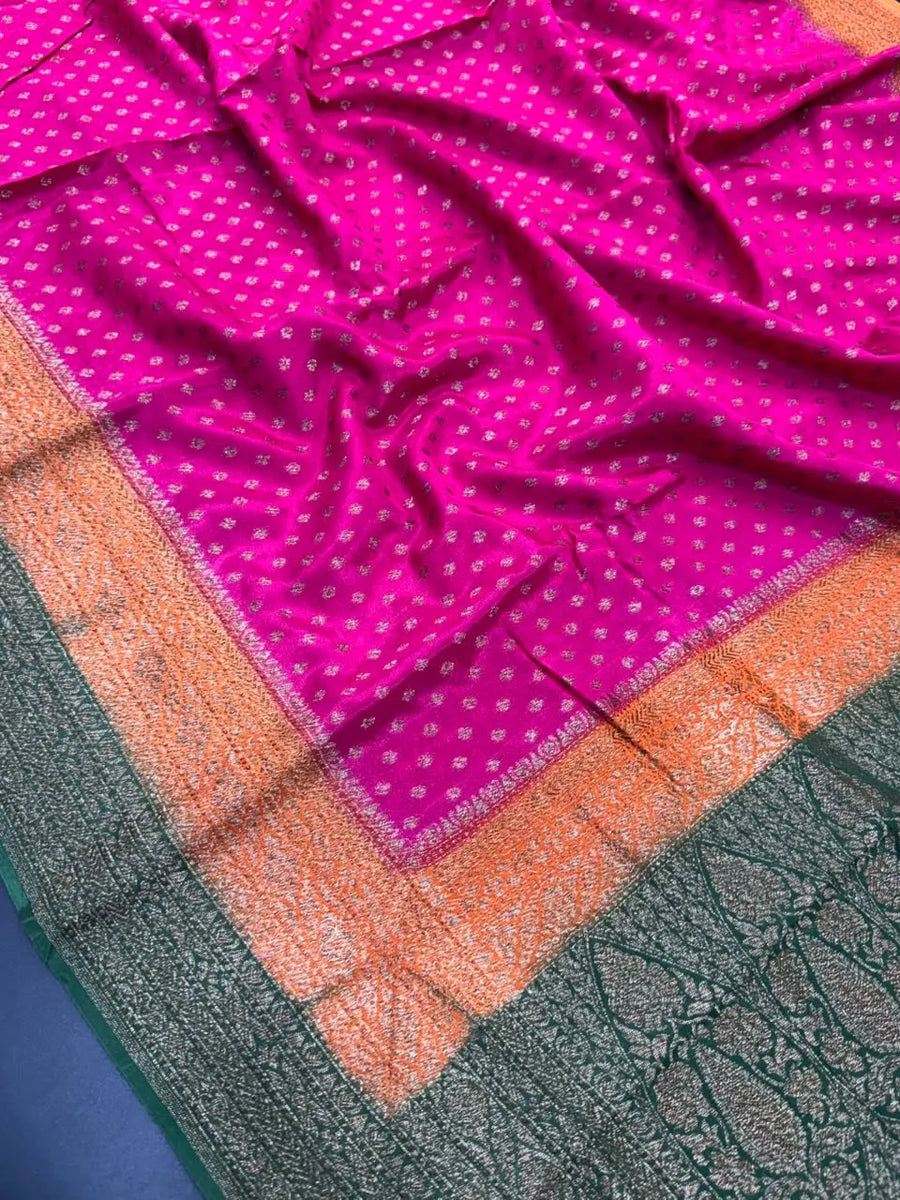 Premium Korean Silk Zari Saree