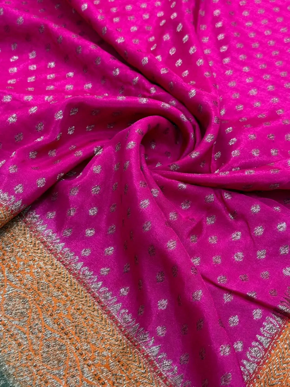 Premium Korean Silk Zari Saree