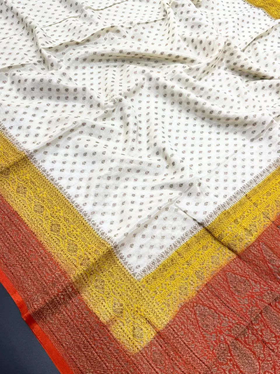 Premium Korean Silk Zari Saree