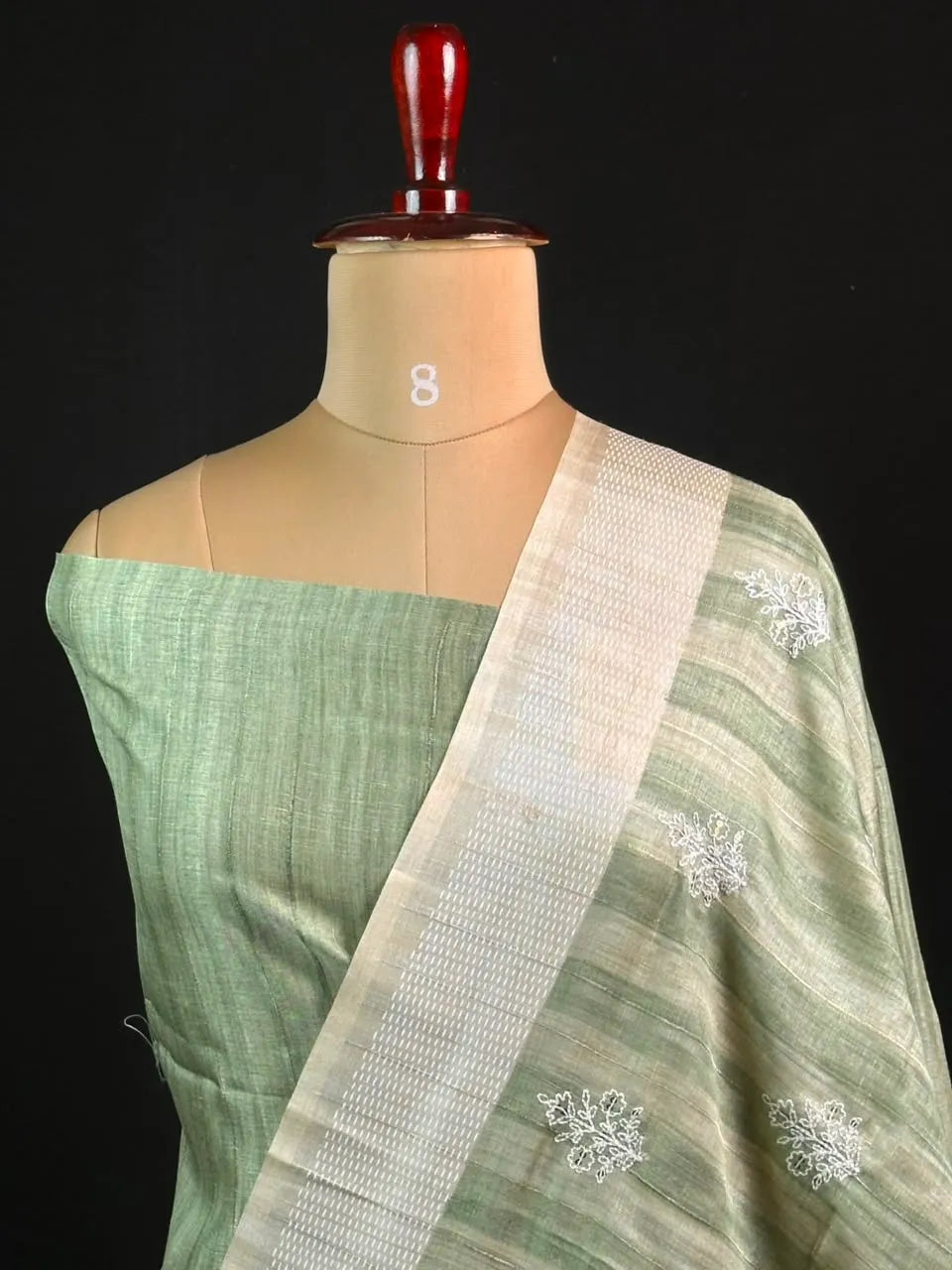 Exquisite Handwoven Tussar Silk Saree