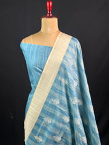 Exquisite Handwoven Tussar Silk Saree