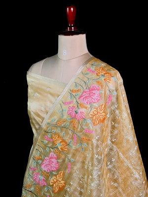  Elegant Kota Multi Buta Saree with Floral Embroidered Pallu