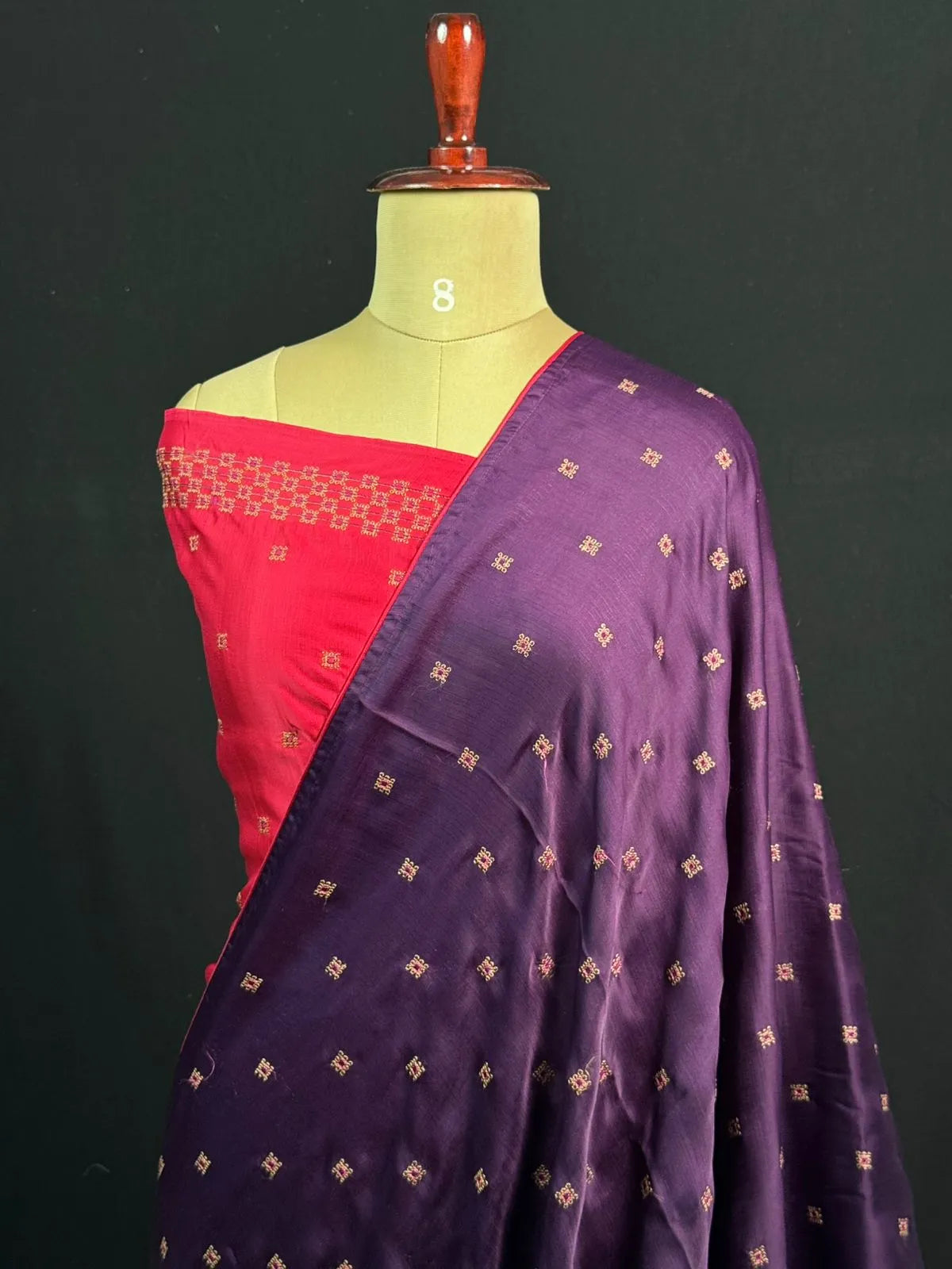 Classic Smooth Silk Saree for Women-(KUMKUM)