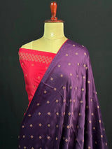 Classic Smooth Silk Saree for Women-(KUMKUM)