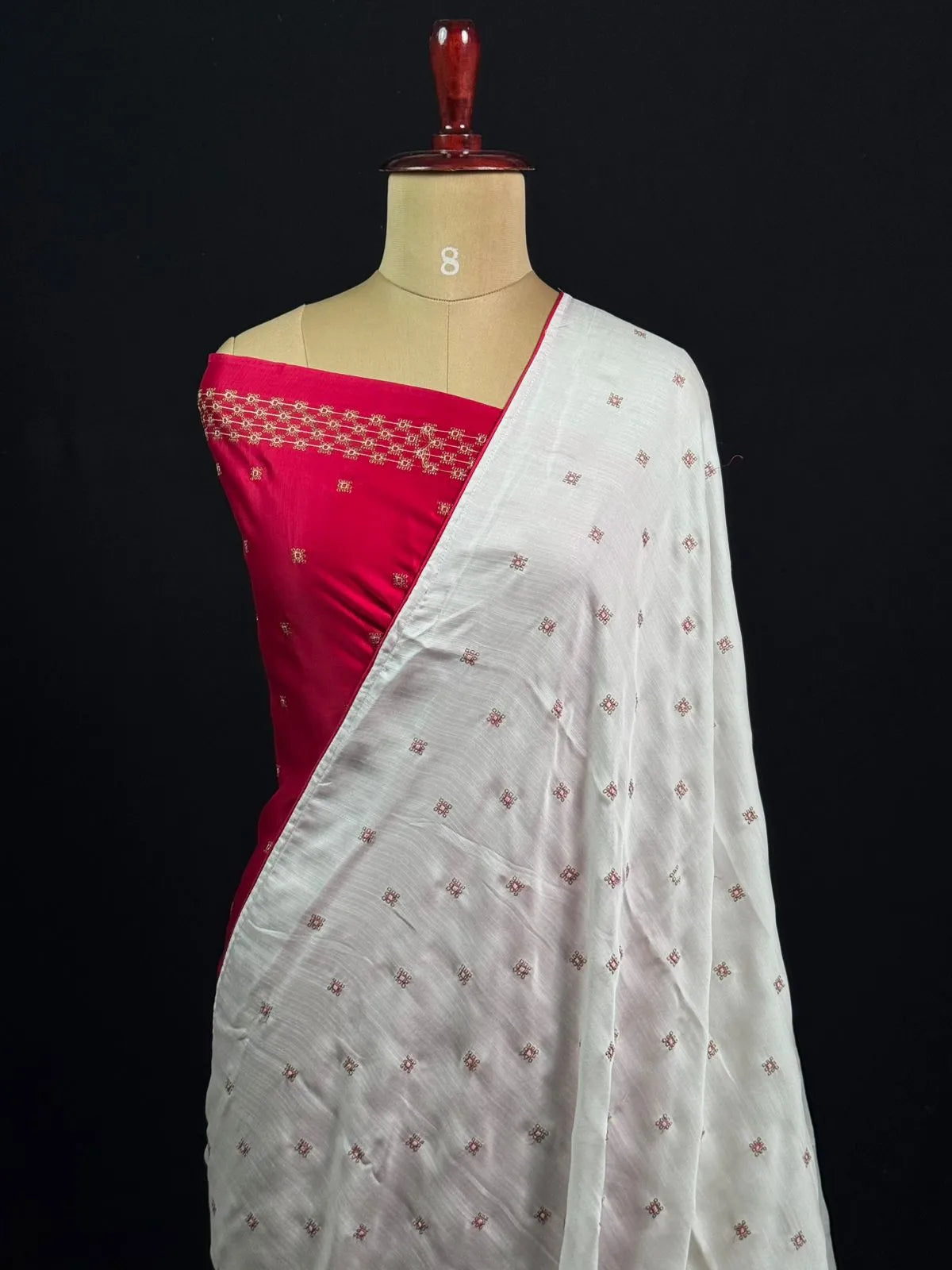 Classic Smooth Silk Saree for Women-(KUMKUM) 
