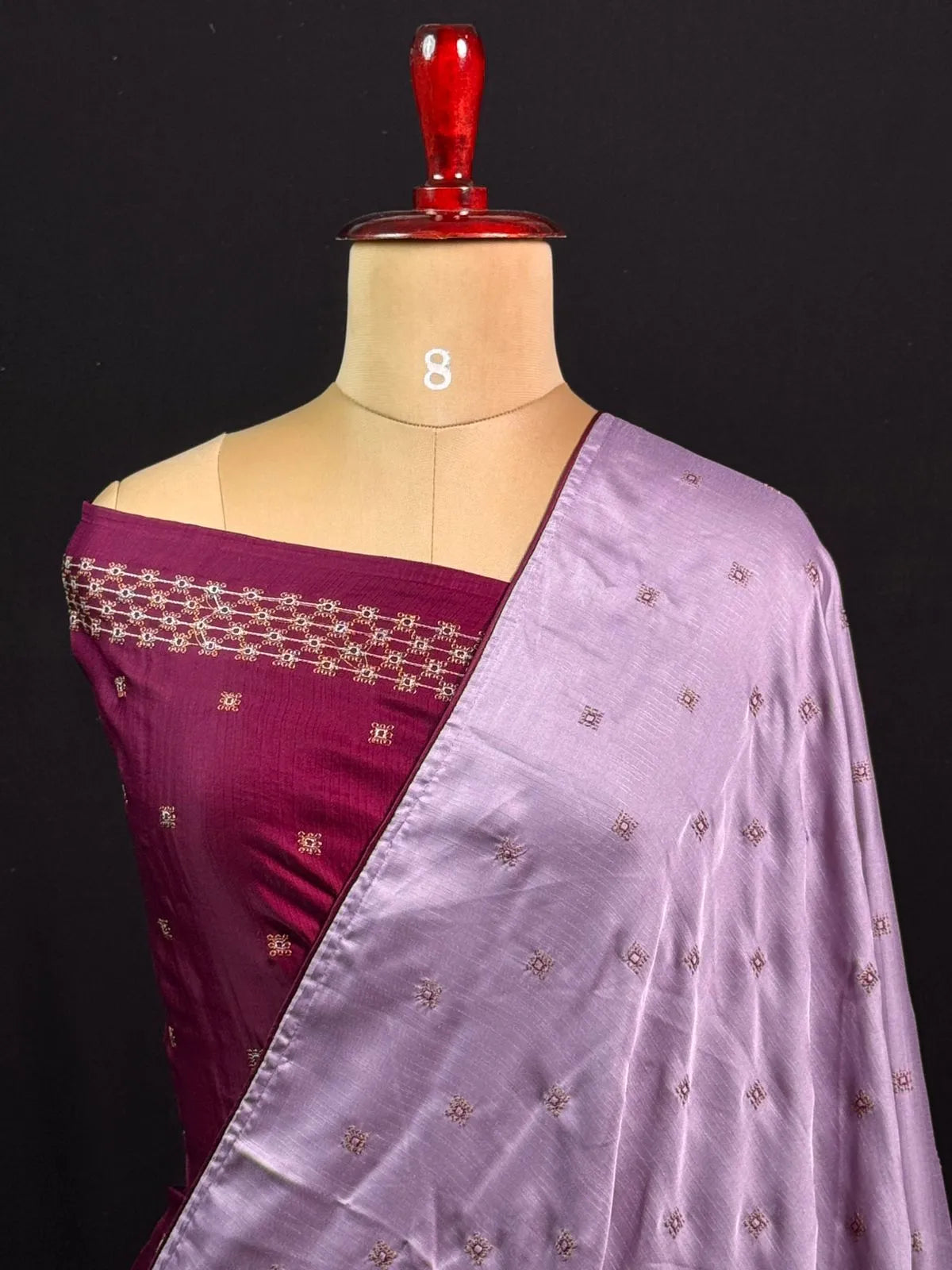 Classic Smooth Silk Saree for Women-(KUMKUM) 